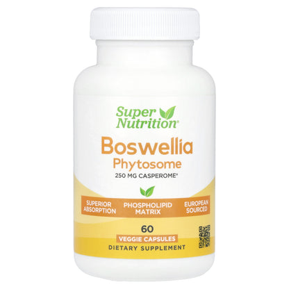 Super Nutrition, Boswellia Serrata Phytosome, 250 mg, 60 Veggie Capsules