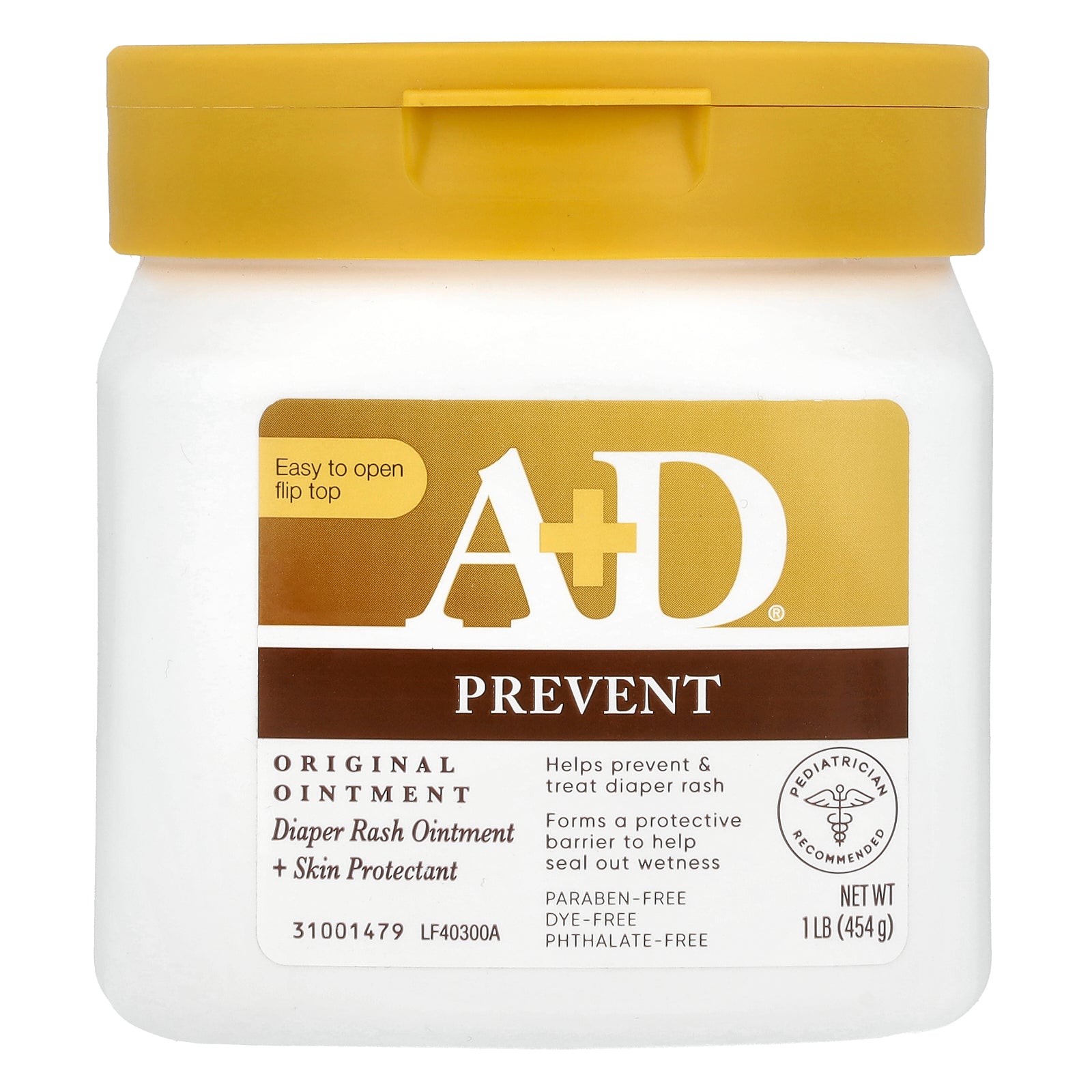 A+D, Original Ointment, Diaper Rash Ointment + Skin Protectant, 1 lb (454 g)