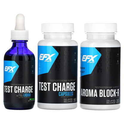 EFX Sports, Test Charge, Testosterone Support Kit, 1 Kit