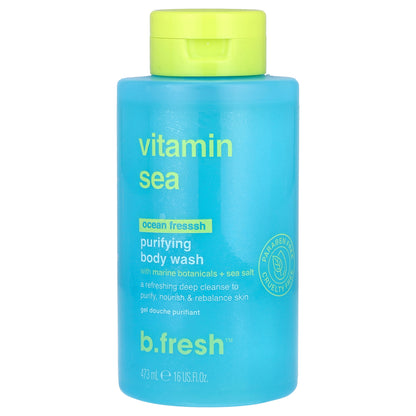 b.fresh, Vitamin Sea, Purifying Body Wash, Ocean Fresssh, 16 fl oz (473 ml)