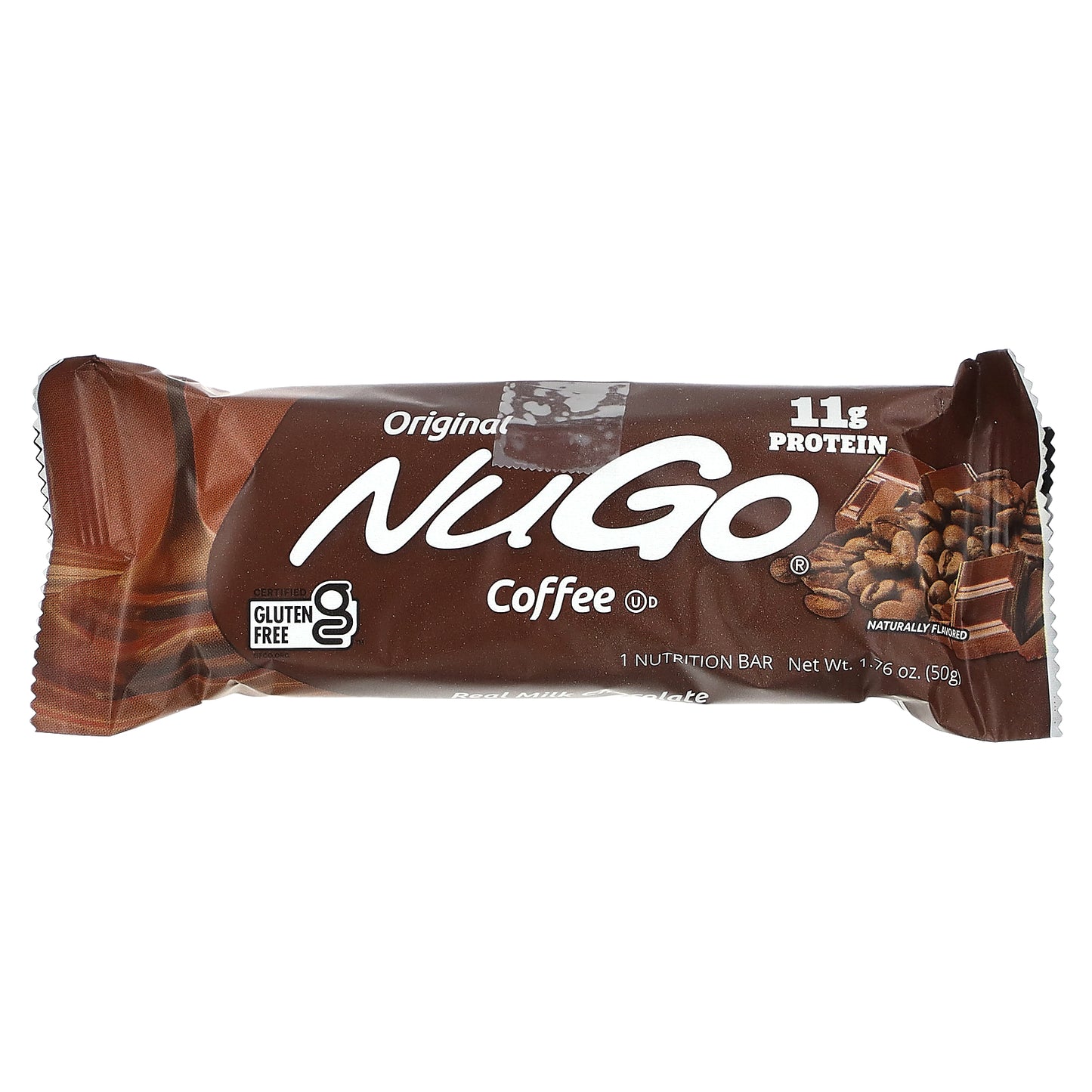 NuGo Nutrition, Coffee Nutrition Bar, 15 Bars 1.76 oz (50 g) Each