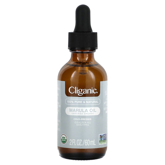 Cliganic, 100% Pure & Natural, Marula Oil, 2 fl oz (60 ml)