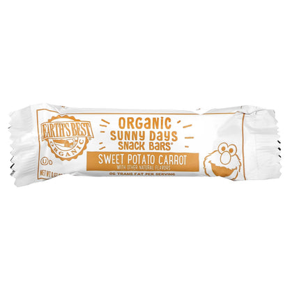 Earth's Best, Organic Sunny Days Snack Bars, 2 Years and Up, Sweet Potato, Carrot, 7 Bars, 0.67 oz (19 g) Each