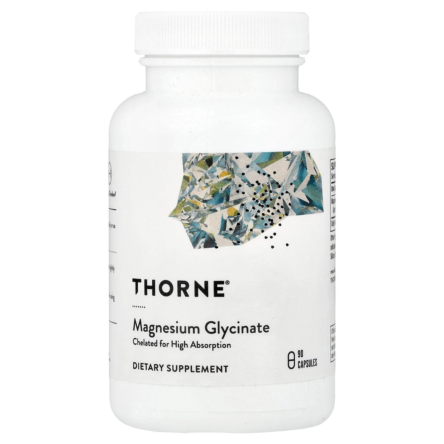 Thorne, Magnesium Glycinate, 90 Capsules (120 mg per Capsule)