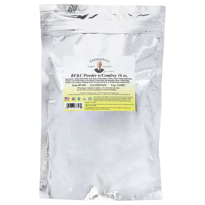 Christopher's Original Formulas, BF & C Powder w/Comfrey, 16 oz