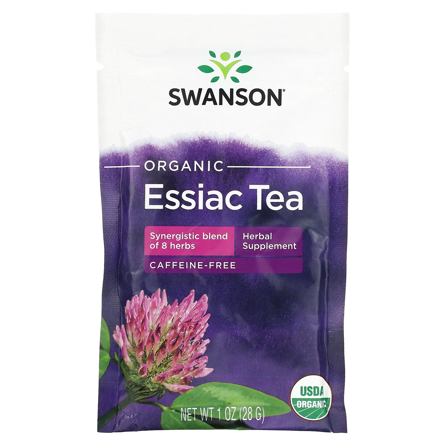 Swanson, Organic Essiac Tea, Caffeine Free, 4 Packets, 1 oz (28 g) Each