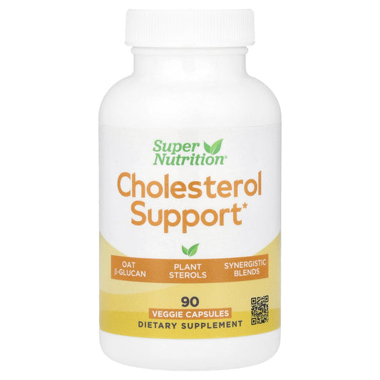 Super Nutrition, Cholesterol Support, 90 Veggie Capsules