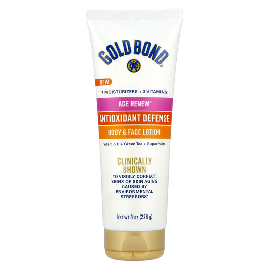 Gold Bond, Age Renew®, Antioxidant Defense, Body & Face Lotion, 8 oz (226 g)