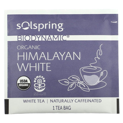 Dr. Mercola, Solspring, Biodyanimic, Organic Himalayan White Tea, 18 Tea Bags, 1.27 oz (36 g)