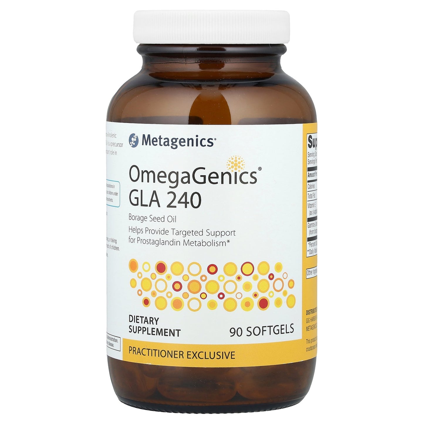 Metagenics, OmegaGenics®, GLA 240, 90 Softgels