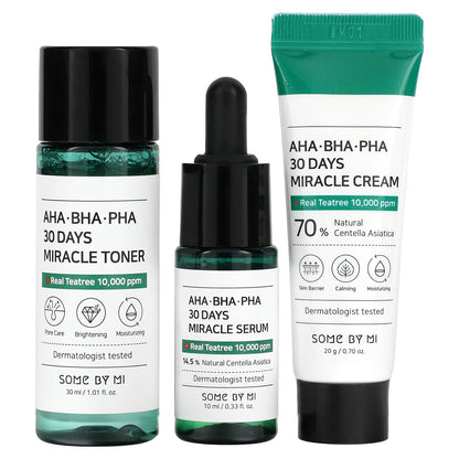 SOME BY MI, AHA BHA PHA 30 Days Miracle Travel Kit, 3 Piece Kit