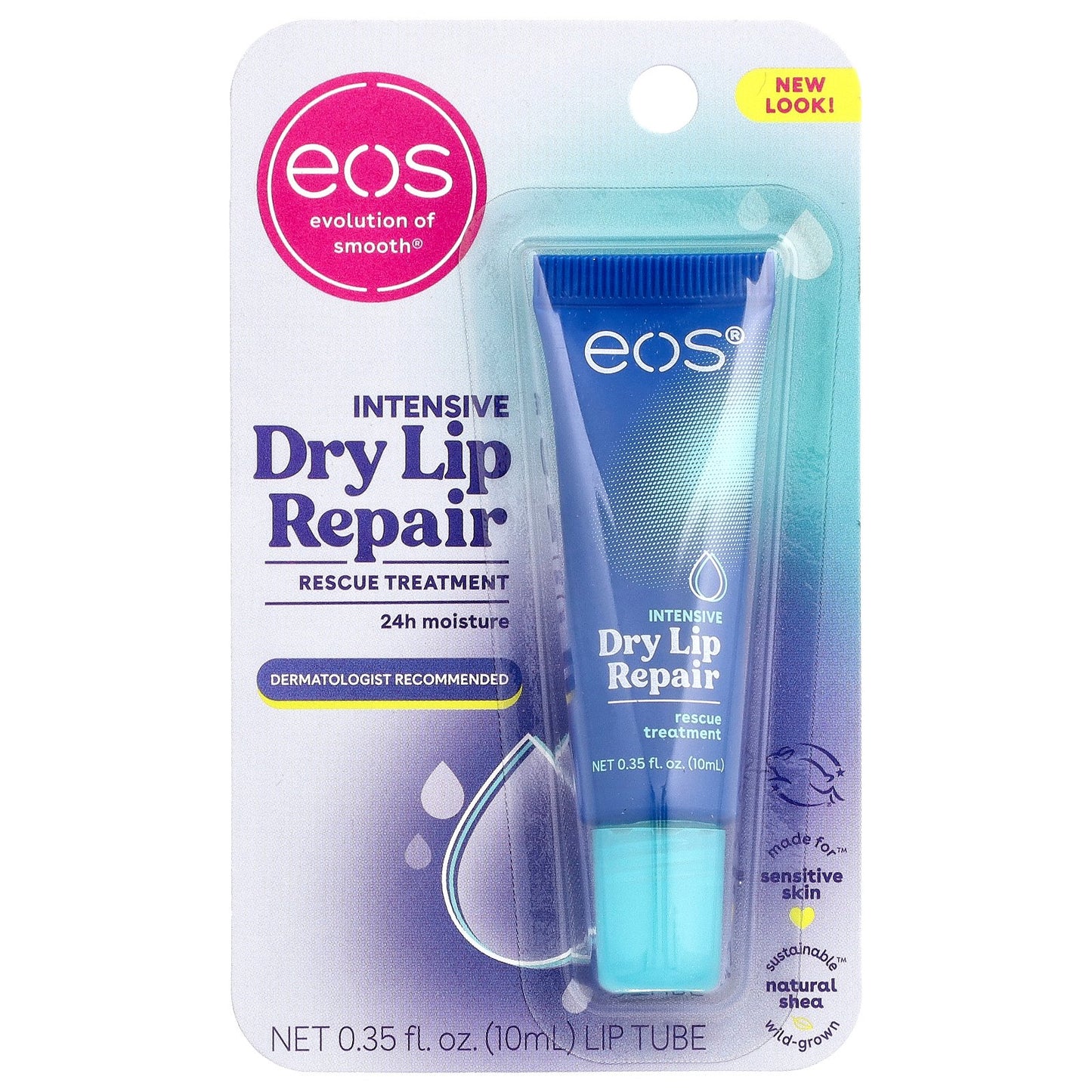 EOS, Intensive Dry Lip Repair, Rescue Treatment, 0.35 fl oz (10 ml)