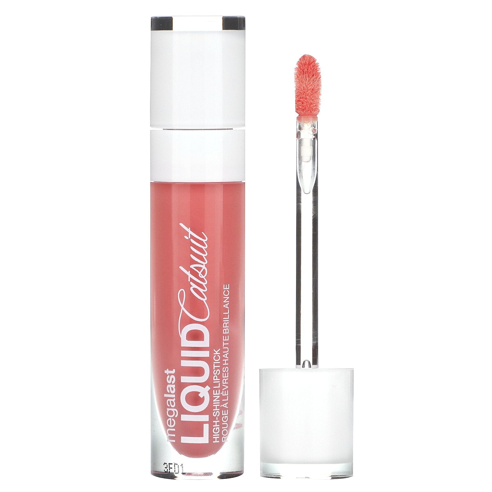 wet n wild, MegaLast, Liquid Catsuit, High-Shine Lipstick, 941B Peach Stole My Look, 0.2 oz (5.7 g)