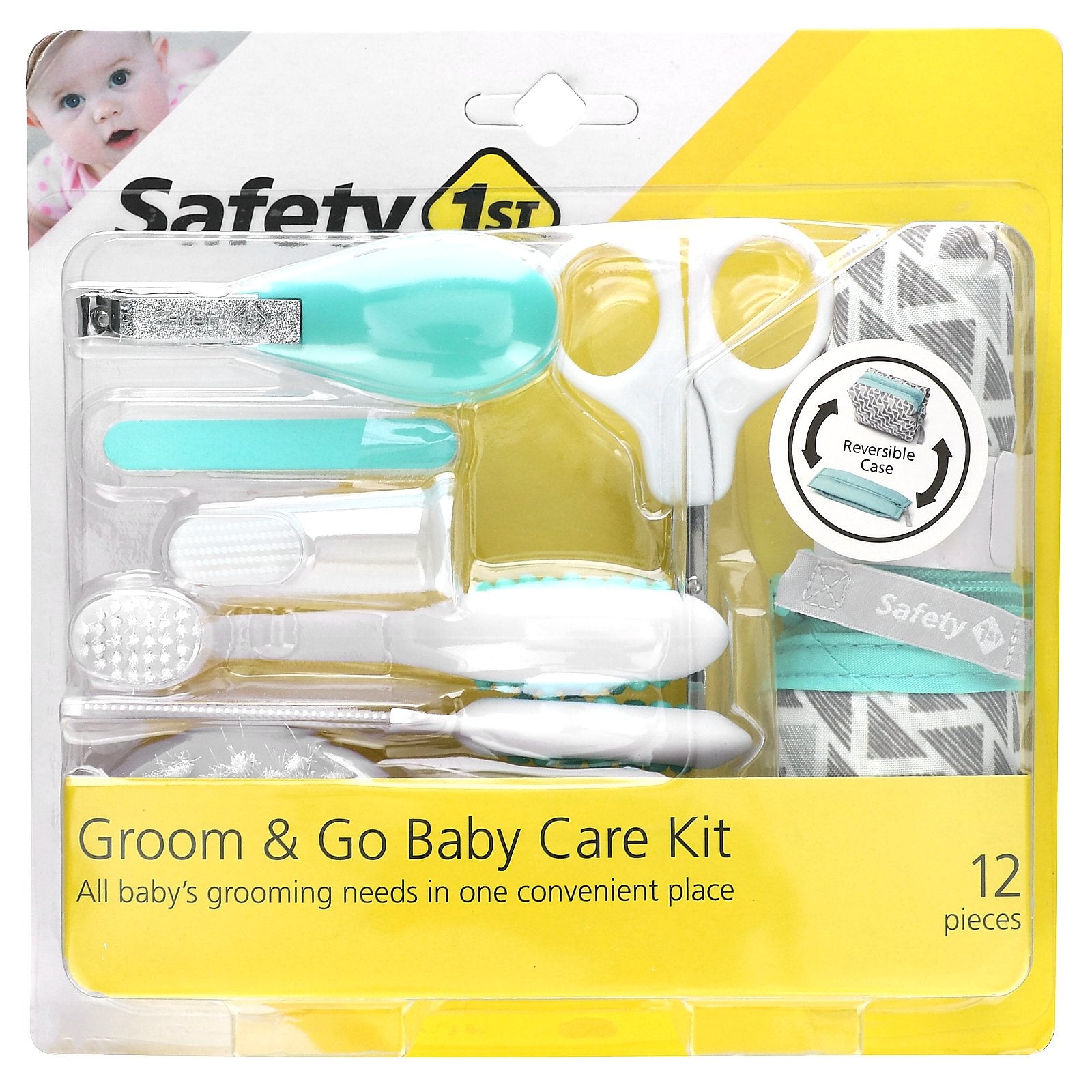 Safety 1st, Groom & Go Baby Care Kit, 12 Piece Kit