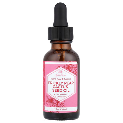 Leven Rose, 100% Pure & Organic Prickly Pear Cactus Seed Oil, 1 fl oz (30 ml)