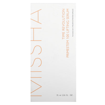 Missha, Time Revolution, Primestem 100 Lifting Serum , 2.53 fl oz (75 ml)