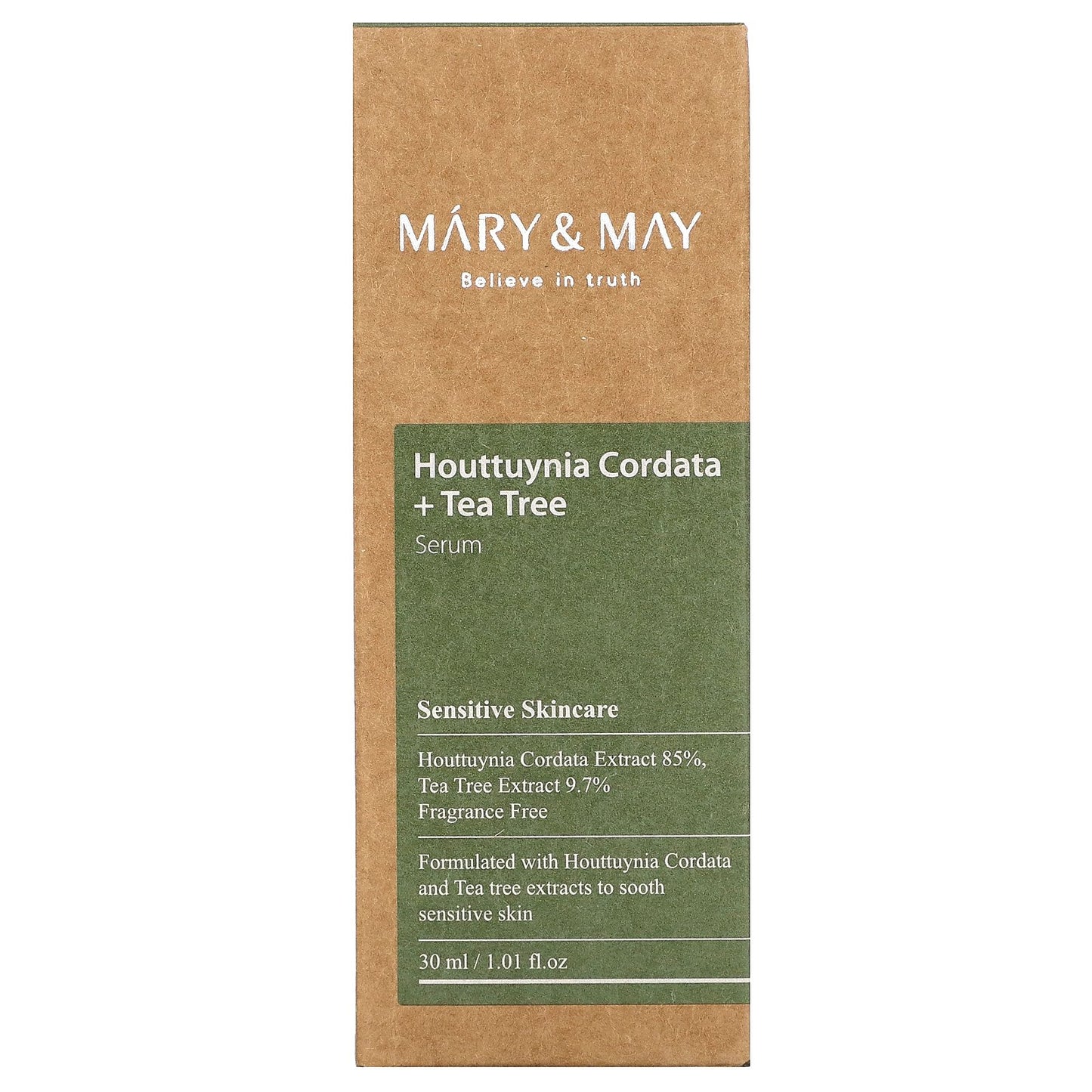 Mary & May, Houttuynia Cordata + Tea Tree Serum, 1.01 fl oz (30 ml)