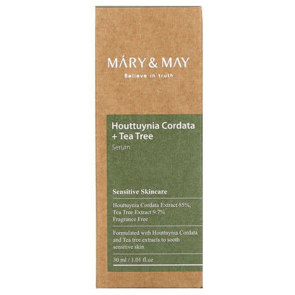 Mary & May, Houttuynia Cordata + Tea Tree Serum, 1.01 fl oz (30 ml)