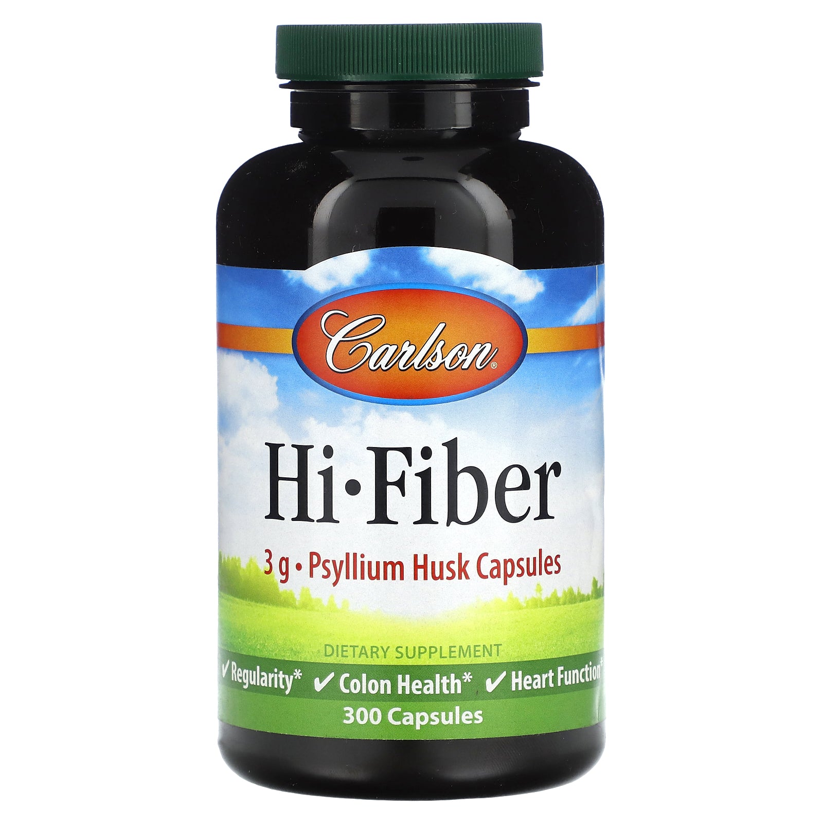 Carlson, Hi-Fiber, 300 Capsules