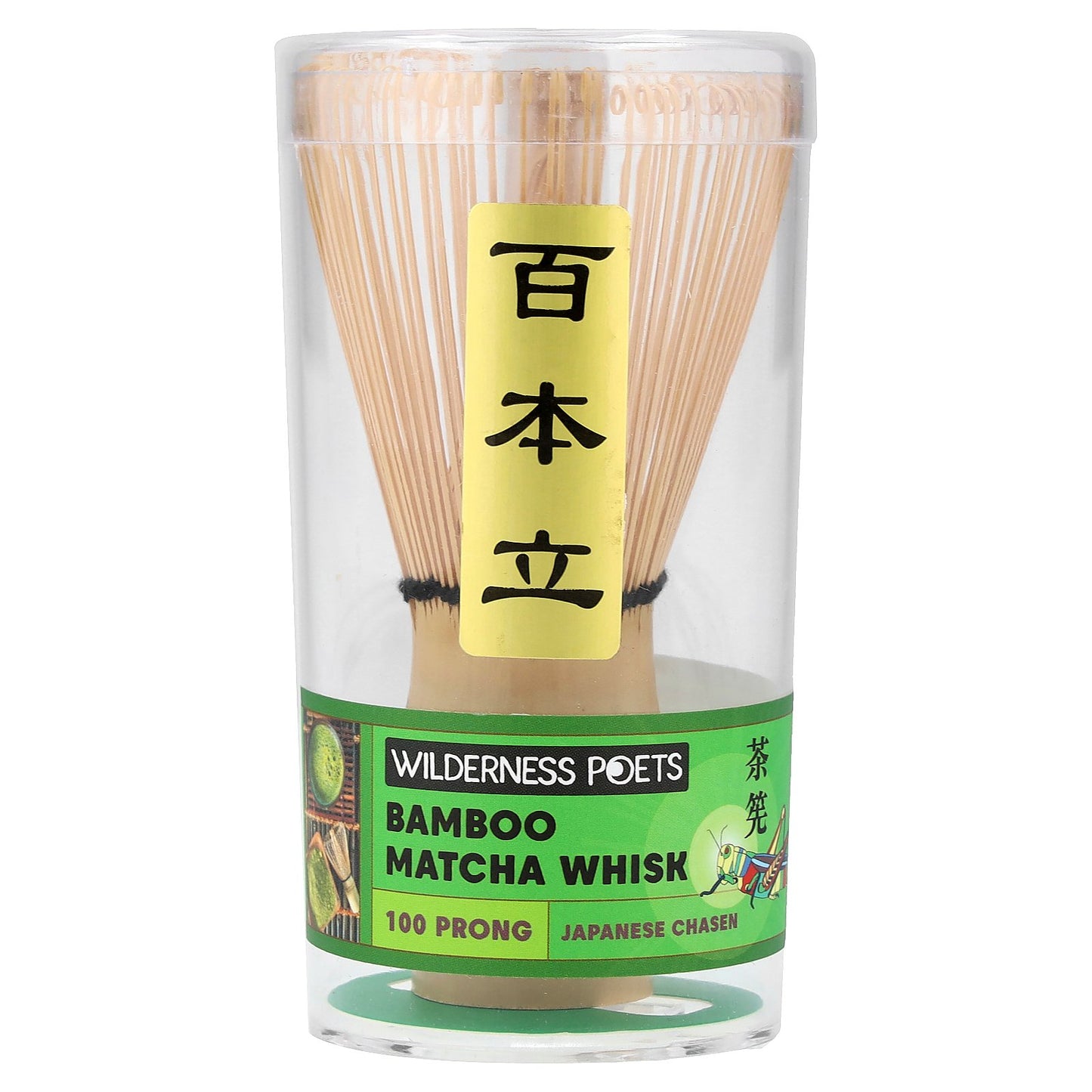 Wilderness Poets, Bamboo Matcha Whisk, 1 Count