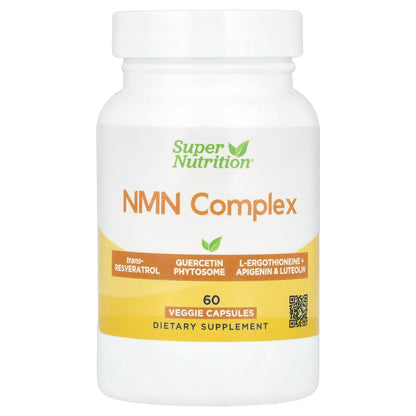 Super Nutrition, NMN Complex, 60 Veggie Capsules