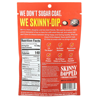 SkinnyDipped, Dark Chocolate Peanut Butter Almonds, 3.5 oz (99 g)