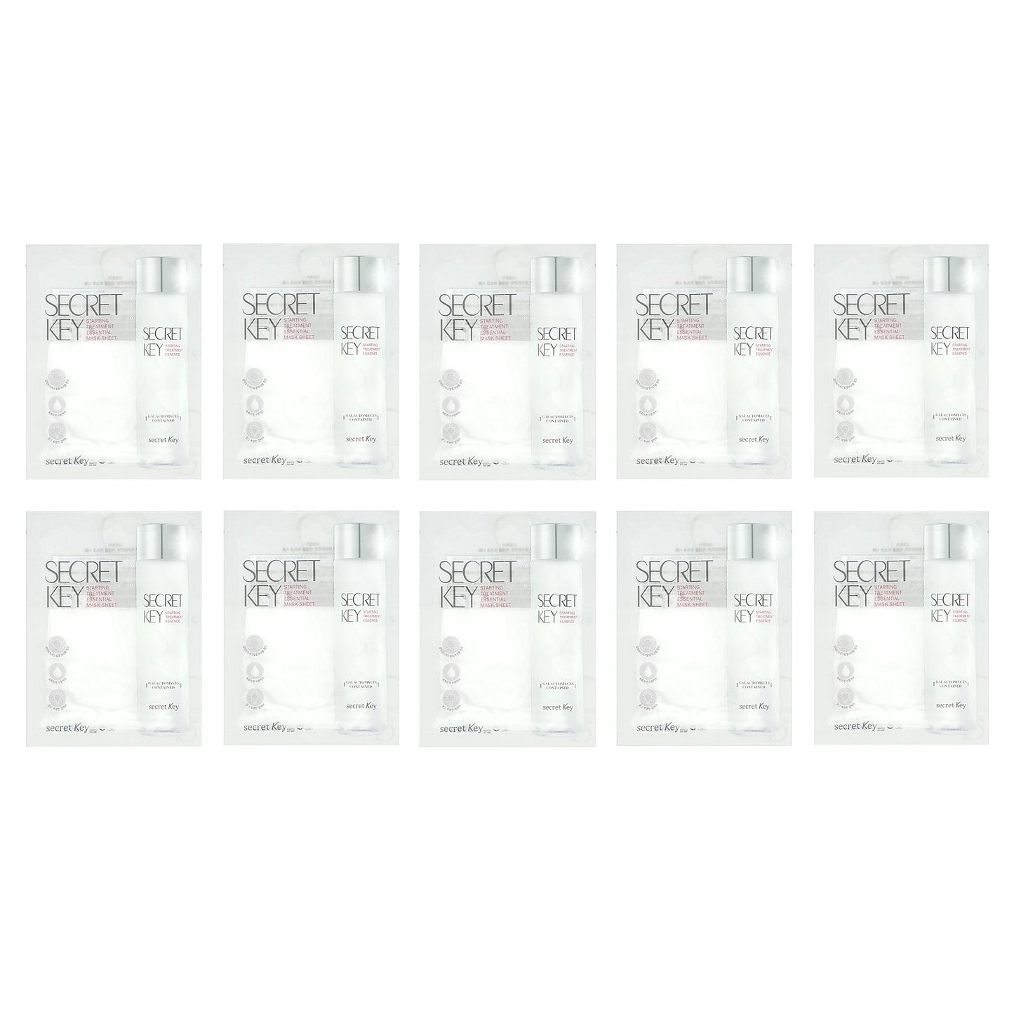 Secret Key, Starting Treatment Essential Beauty Mask Sheet, 10 Sheets, 1.05 oz (30 g) Each