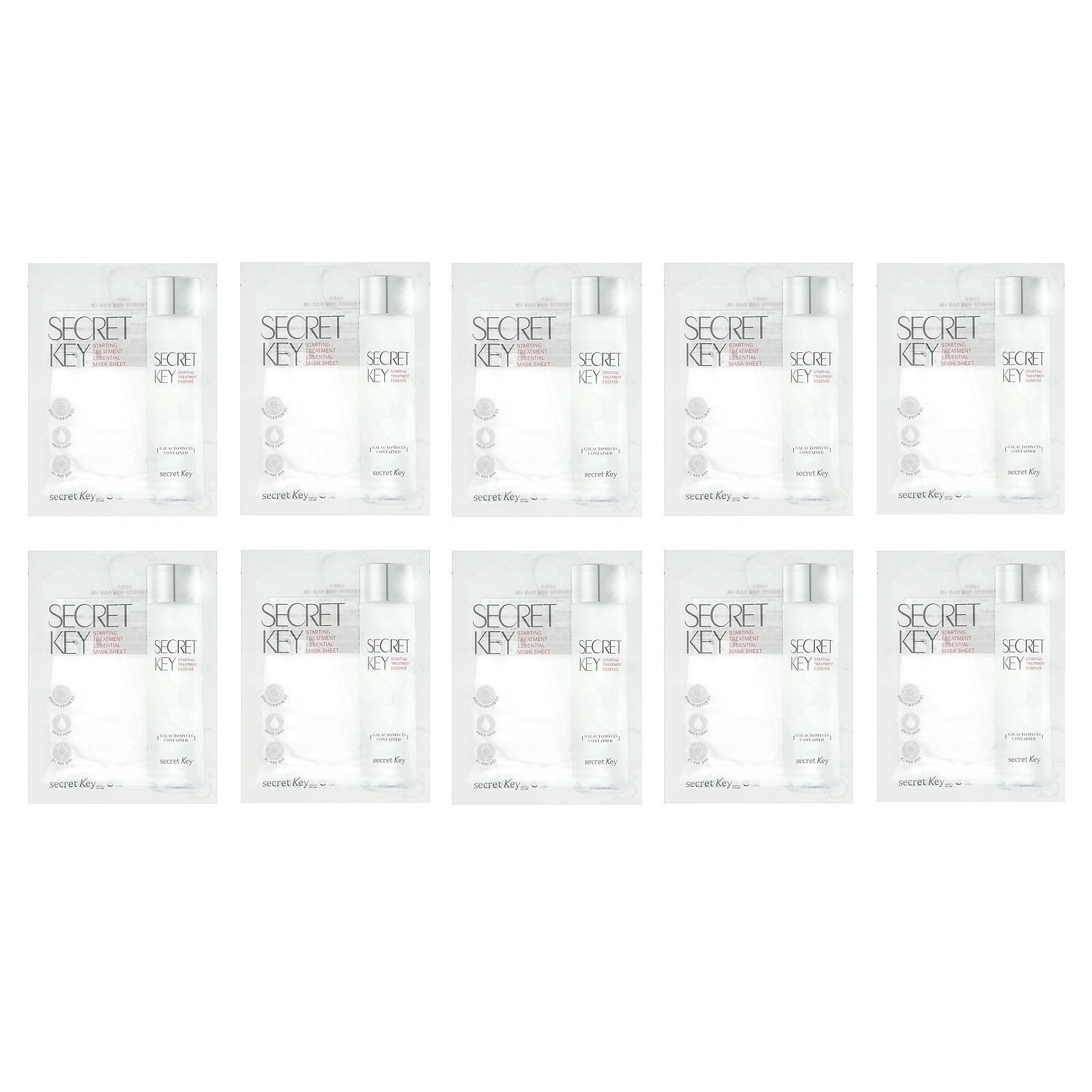 Secret Key, Starting Treatment Essential Beauty Mask Sheet, 10 Sheets, 1.05 oz (30 g) Each