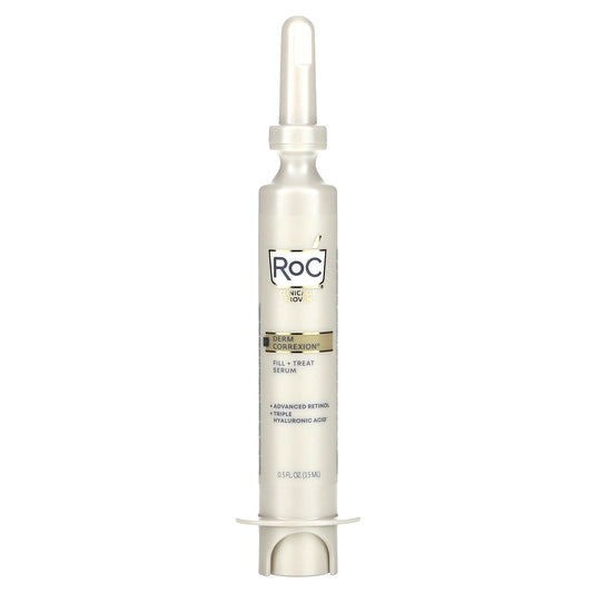 RoC, Derm Correxion, Fill + Treat Serum, Advanced Retinol & Triple Hyaluronic Acid, 0.5 fl oz (15 ml)