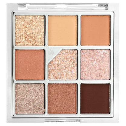 Unleashia, Glitterpedia Eyeshadow Palette, No.3 All of Coral Pink, 0.233 oz