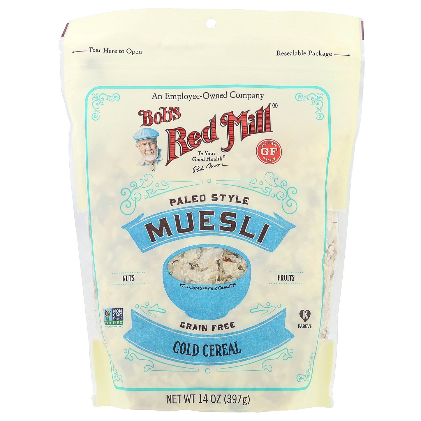 Bob's Red Mill, Muesli, Cold Cereal, Paleo Style, 14 oz (397 g)