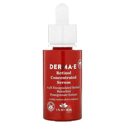 DERMA E, Anti-Wrinkle, Retinol Concentrated Serum, 1 fl oz (30 ml)