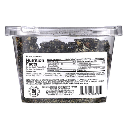 Country House, Black Sesame, Chia & Flaxseed, 6.5 oz (184 g)