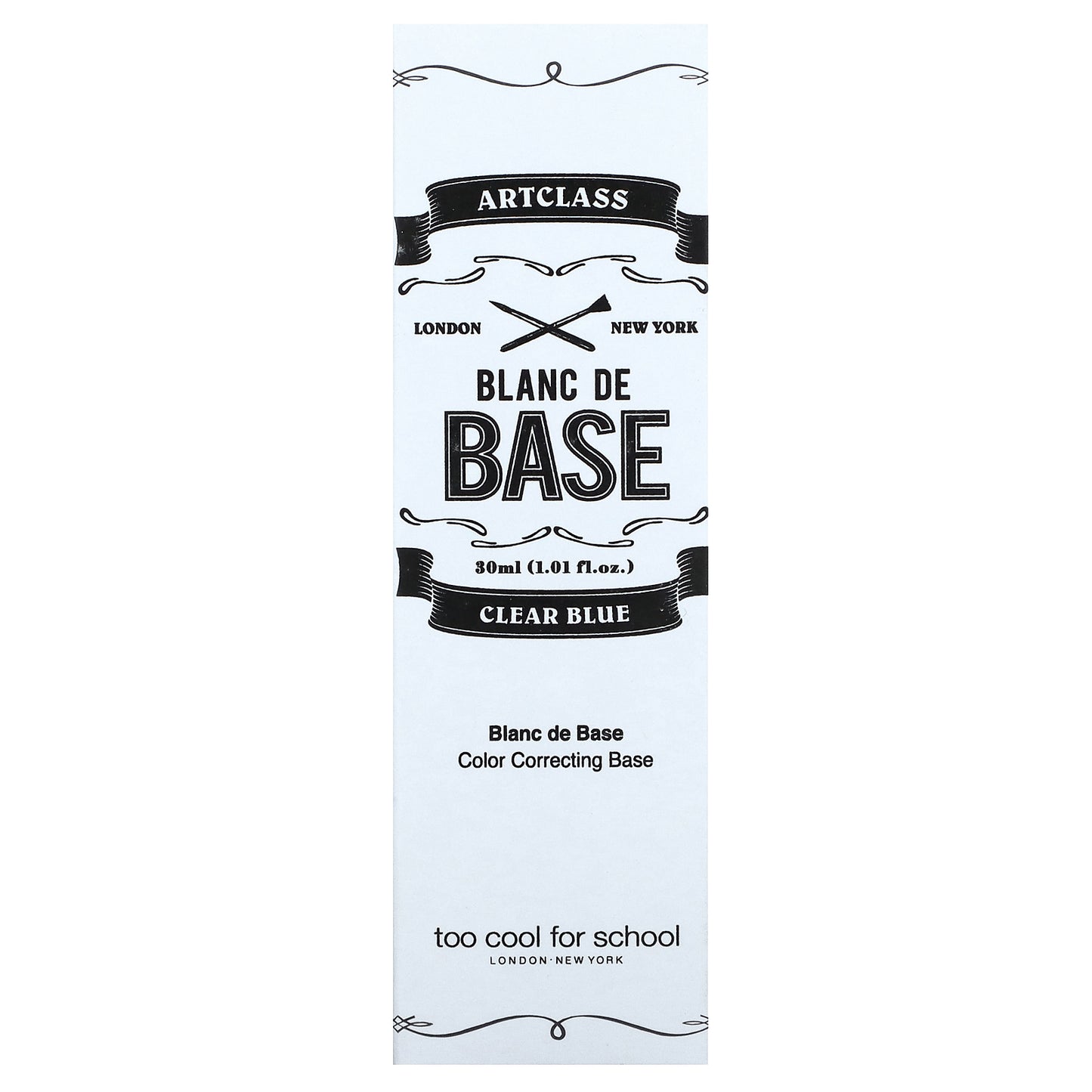 Too Cool for School, Artclass, Blanc De Base,  #1 Clear Blue, 1.01 fl oz (30 ml)