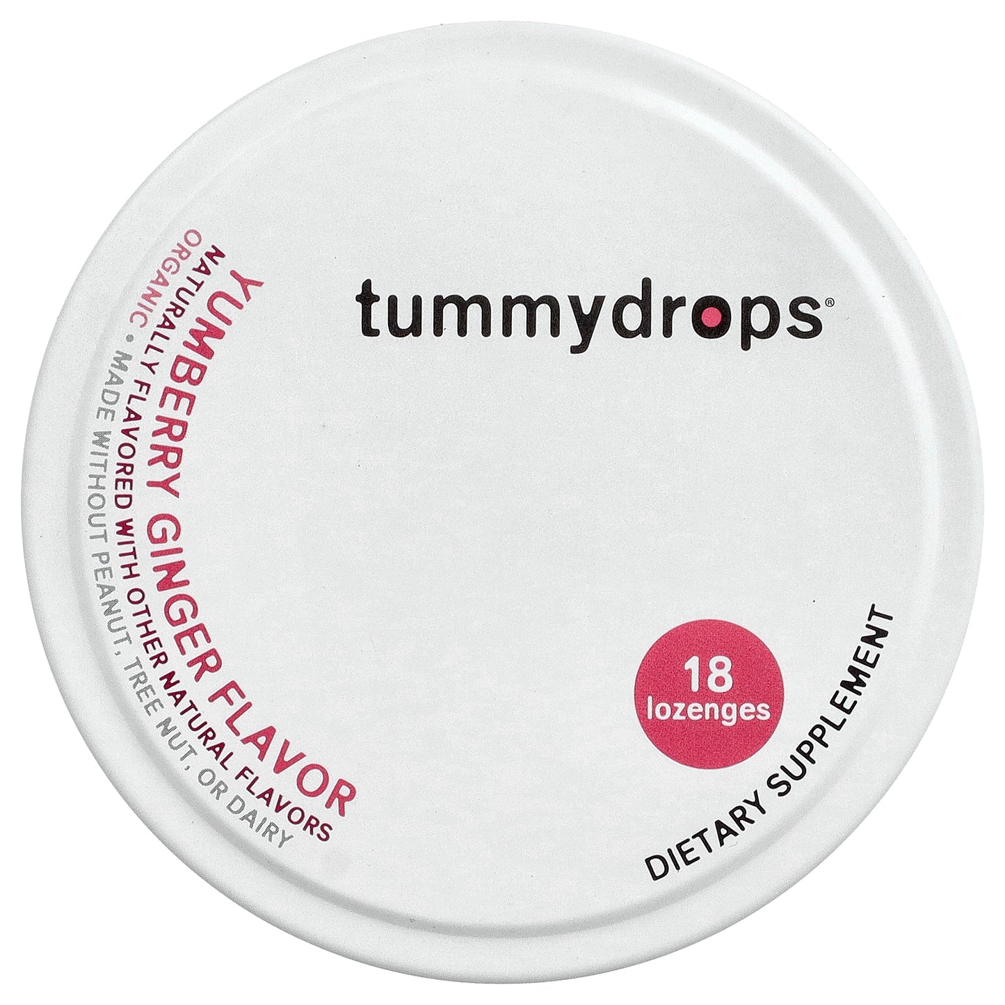 Tummydrops, Yumberry Ginger, 18 Lozenges