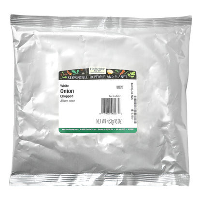 Frontier Co-op, Chopped White Onion, 16 oz (453 g)