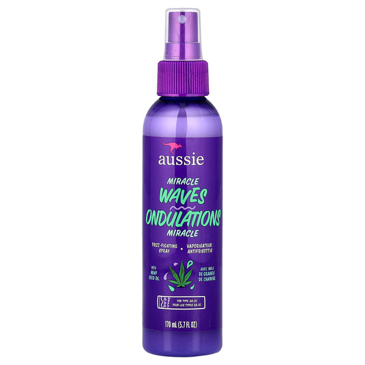 Aussie, Miracle Waves, Frizz-Fighting Spray, 5.7 fl oz (170 ml)