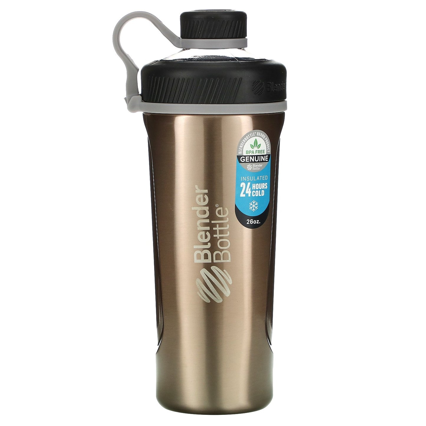 Blender Bottle, Radian, Insulated Stainless Steel, Copper, 26 oz