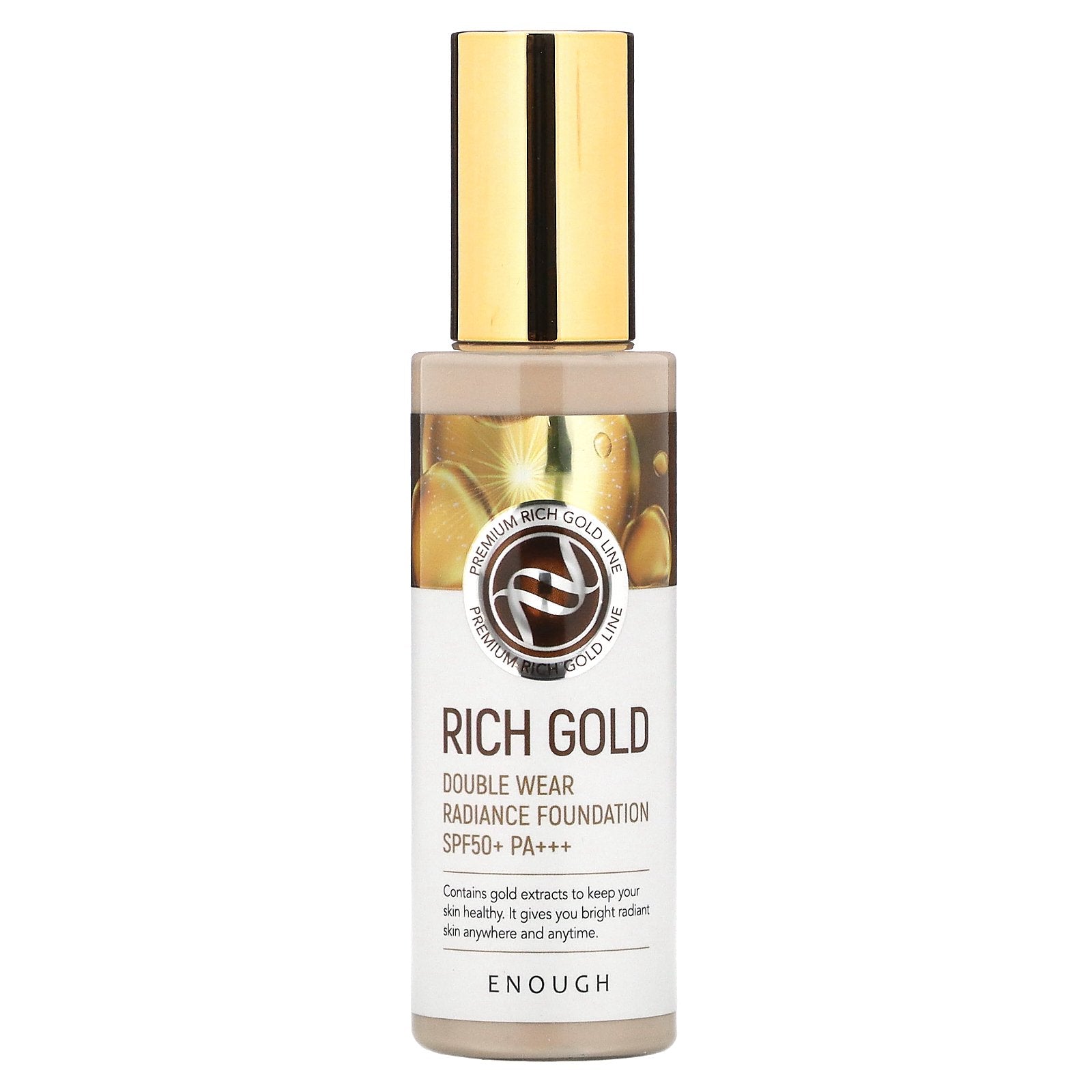 Enough, Rich Gold, Double Wear Radiance Foundation SPF 50+ PA+++, #13, 3.53 oz (100 g)