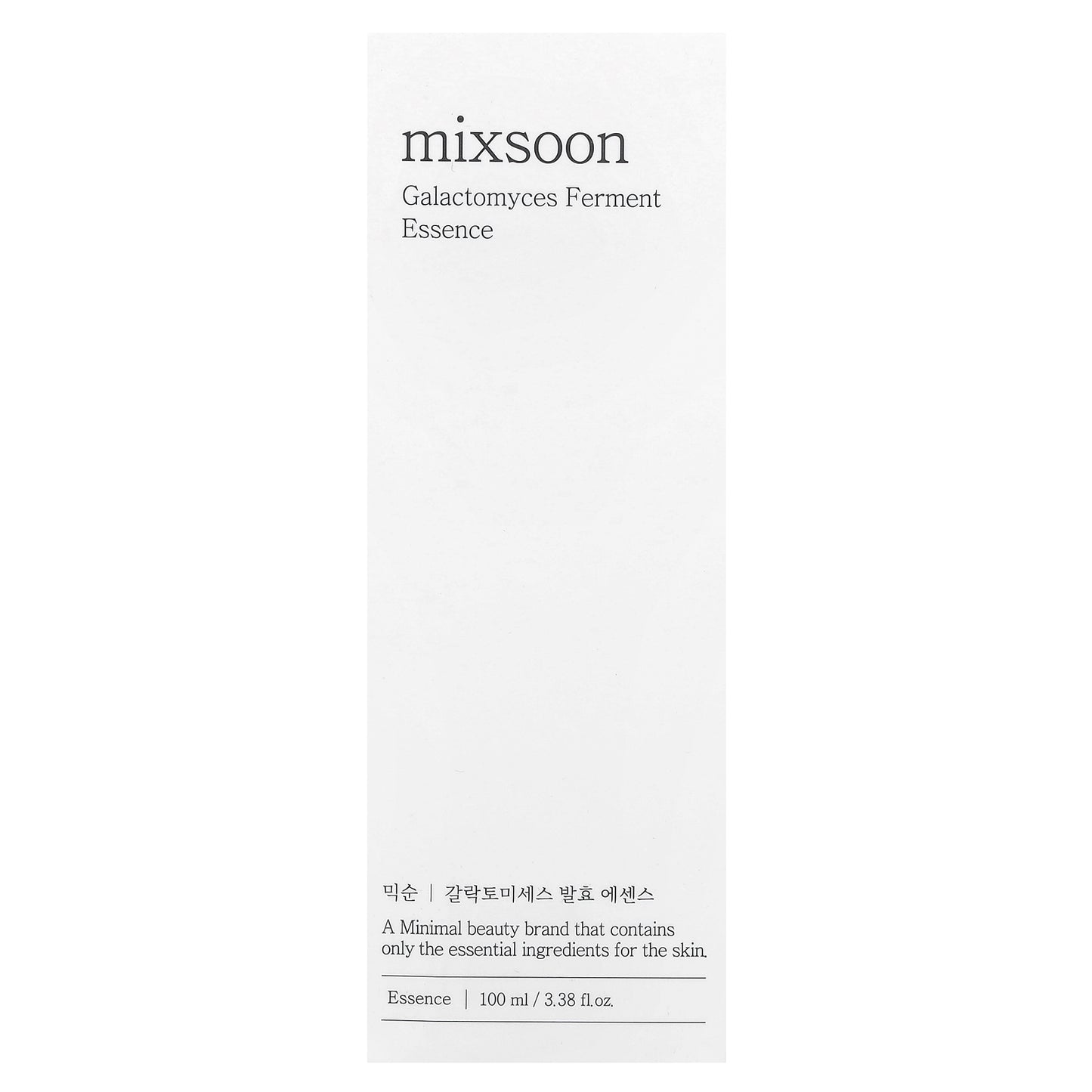 Mixsoon, Galactomyces Ferment Essence, 3.3. fl oz (100 ml)