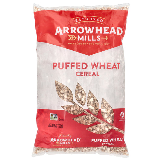 Arrowhead Mills, Puffed Wheat Cereal, 6 oz (170 g)