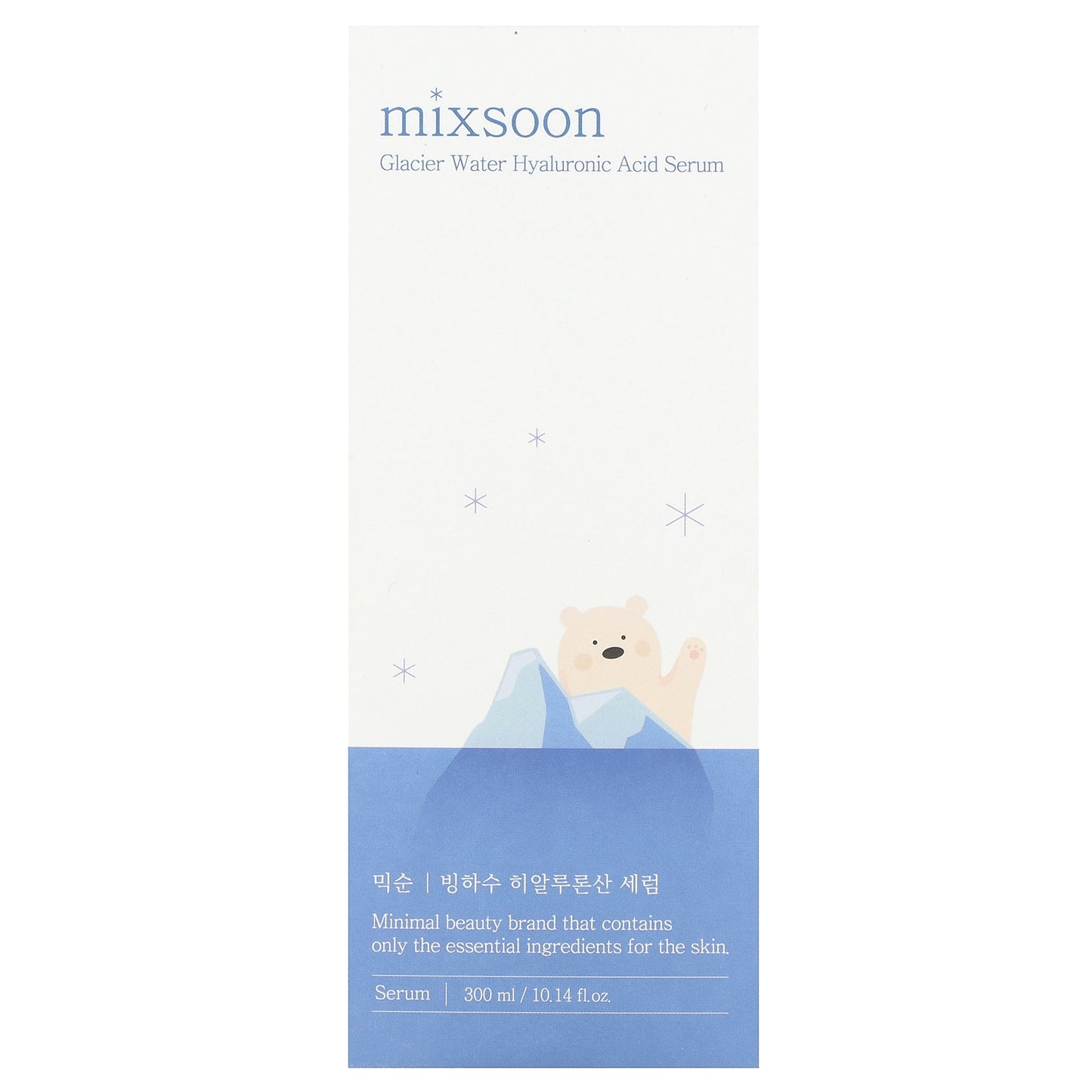 Mixsoon, Glacier Water Hyaluronic Acid Serum, 10.14 fl oz (300 ml)