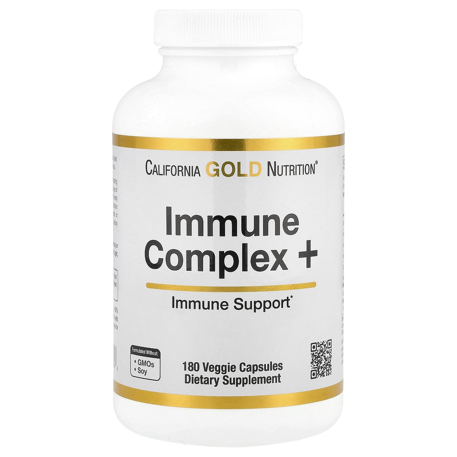 California Gold Nutrition, Immune Complex +, 180 Veggie Capsules