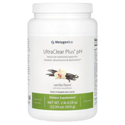 Metagenics, UltraClear Plus pH, Vanilla, 2 lb 0.59 oz (924 g)