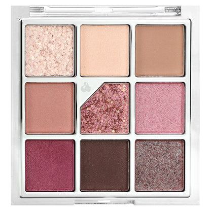 Unleashia, Glitterpedia Eyeshadow Palette, No.5 All of Dusty Rose, 0.233 oz