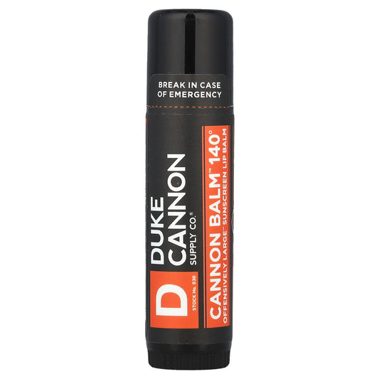 Duke Cannon Supply Co., Cannon Balm™ 140º, Offensively Large™ Sunscreen Lip Balm, SPF 30 , 0.56 oz (17 g)