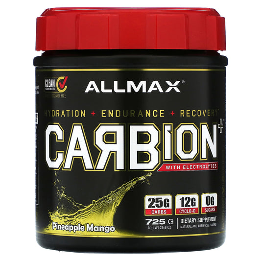 ALLMAX, CARBION+™ With Electrolytes, Pineapple Mango, 25.6 oz (725 g)