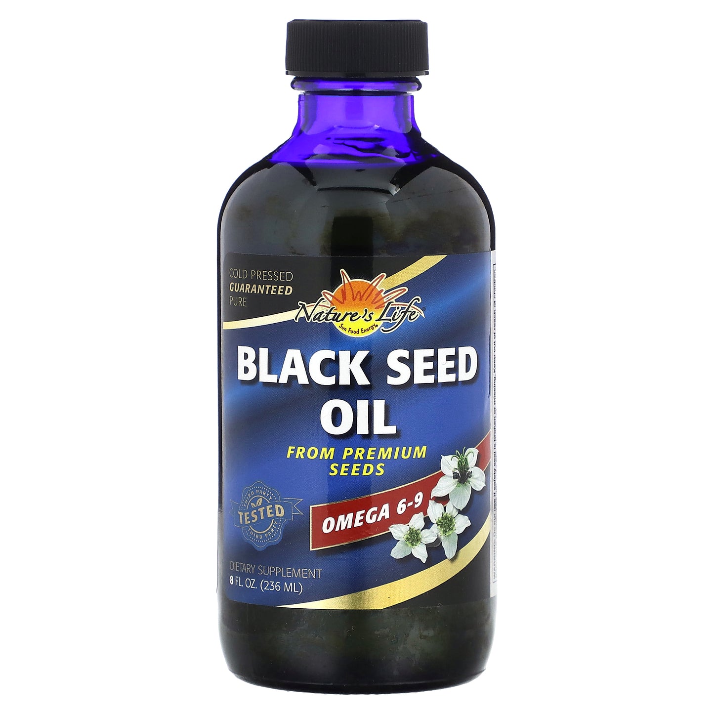 Nature's Life, Black Seed Oil, 4.6 g, 8 fl oz (236 ml)