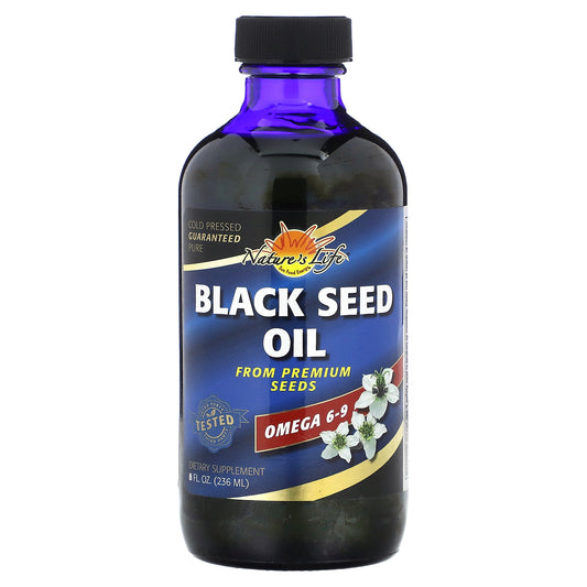 Nature's Life, Black Seed Oil, 4.6 g, 8 fl oz (236 ml)