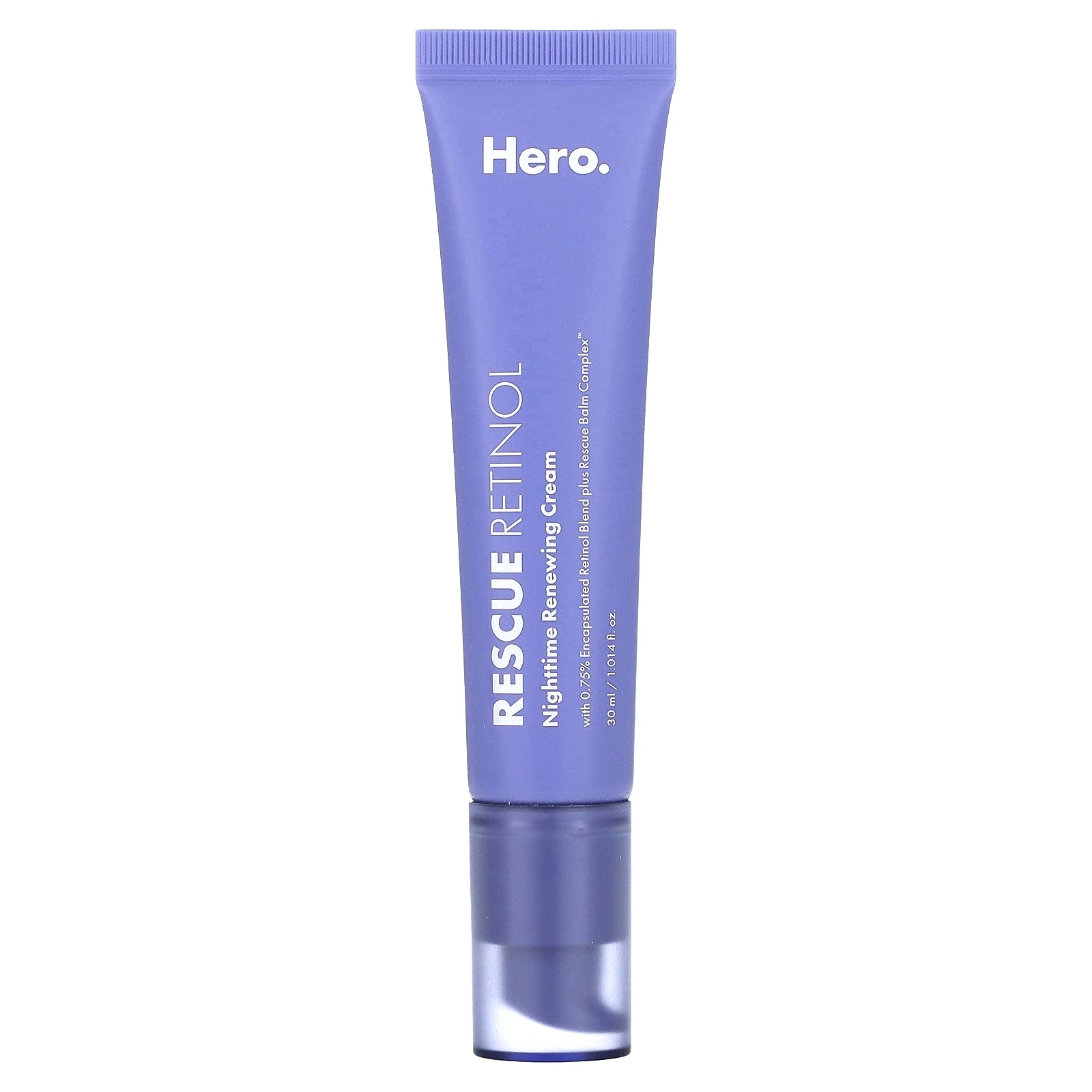 Hero Cosmetics, Rescue Retinol, Nighttime Renewing Cream, 1.014 fl oz (30 ml)